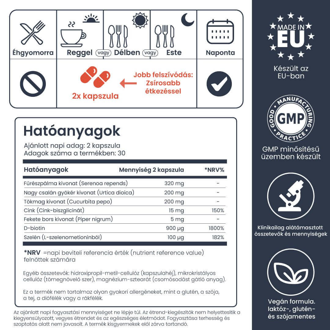 Advanced Hajvitamin Komplex - 60db