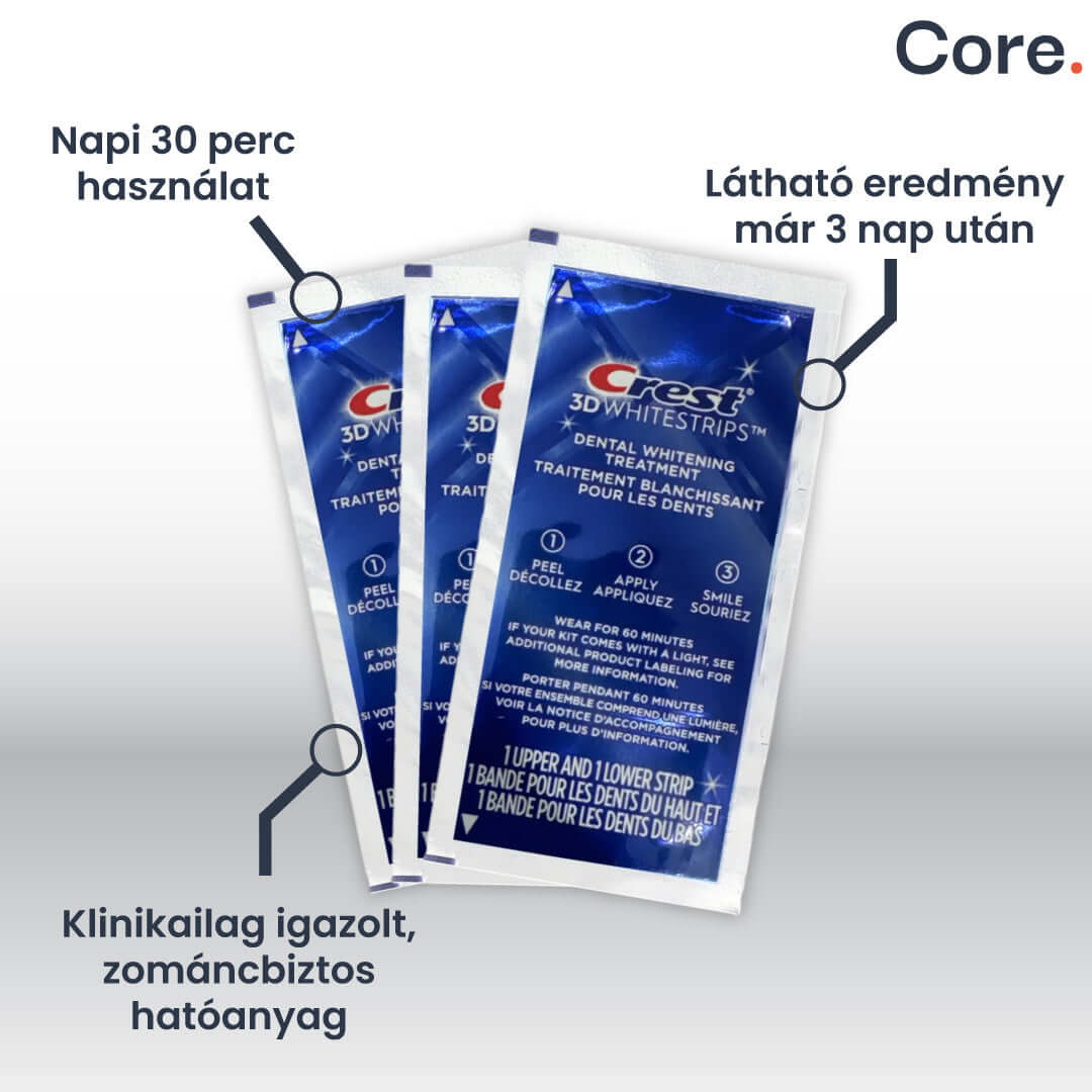 Crest 3D - Professional White fogfehérítő csíkok