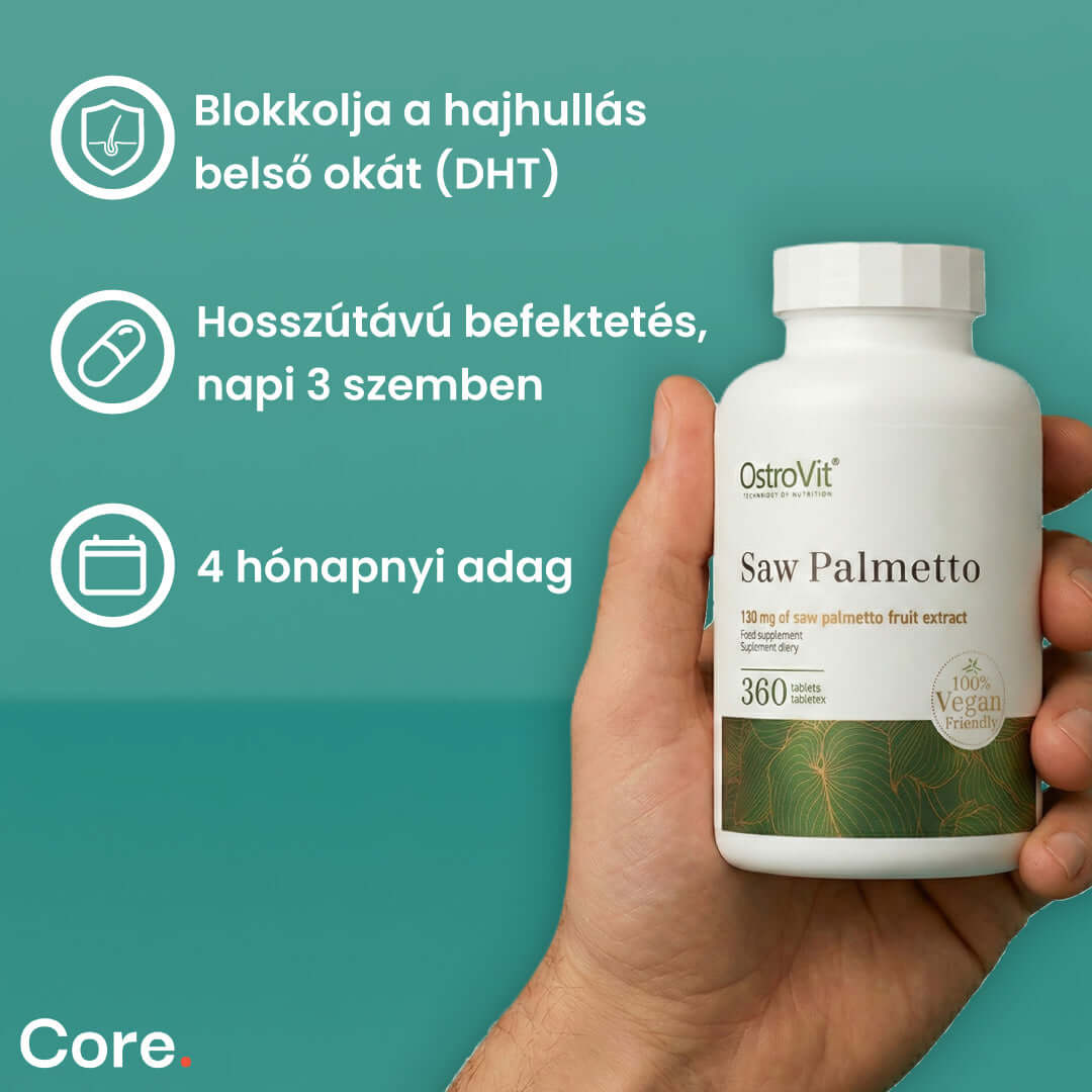 OstroVit DHT Blokkoló: Fűrészpálma - 4 havi adag