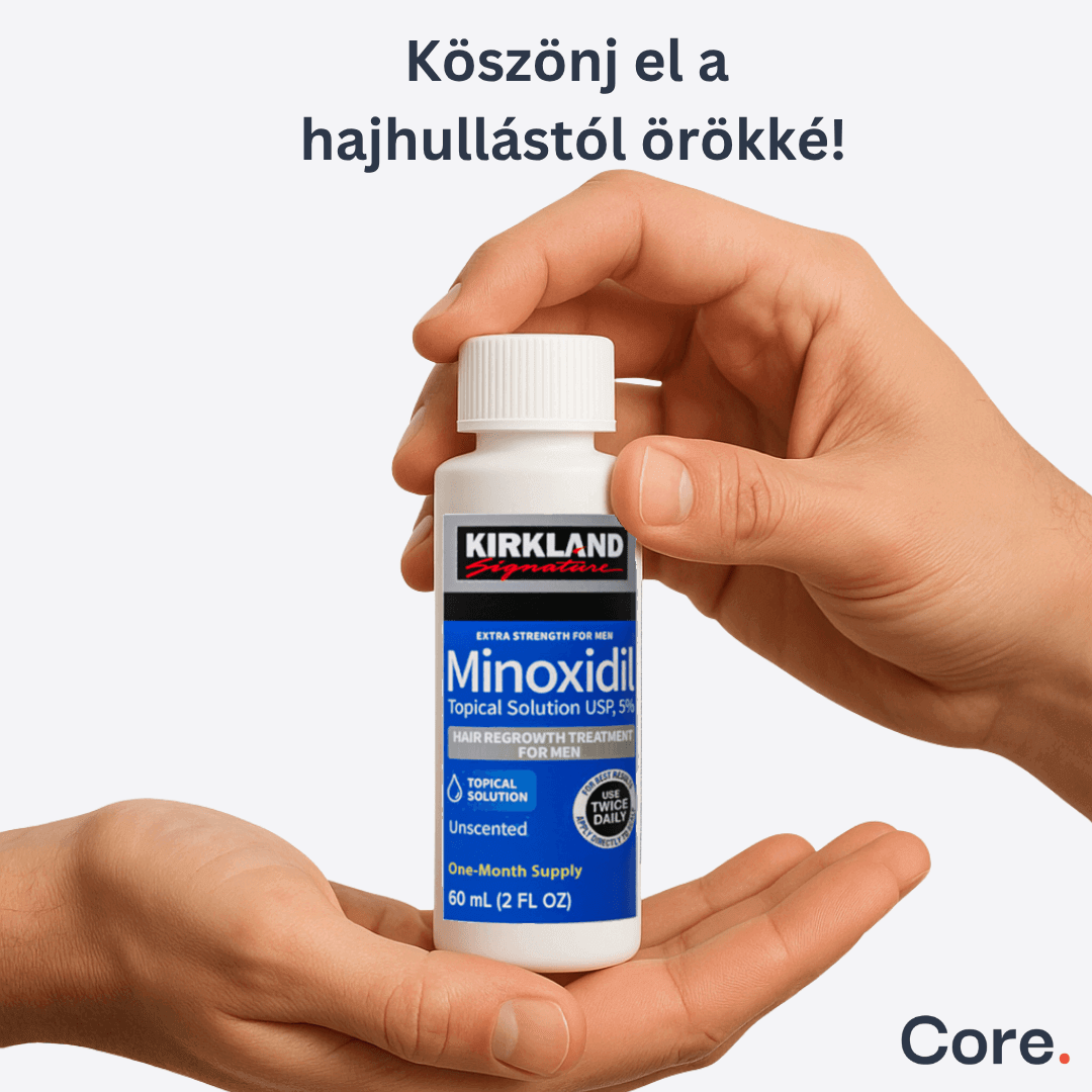 Kirkland Minoxidil 5% haj-, és szakállnövesztő - 2 havi adag folyadék