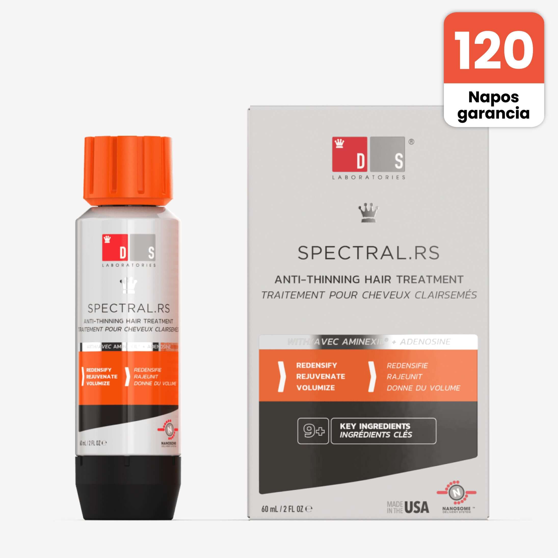 Spectral.RS Aminexil tartalmú, hajritkulás elleni szérum