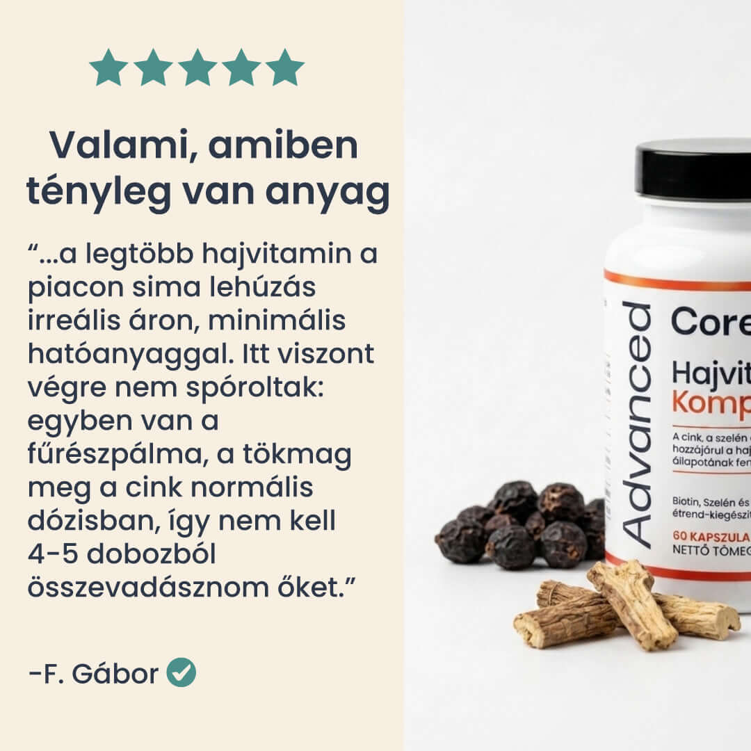 Advanced Hajvitamin Komplex - 60db