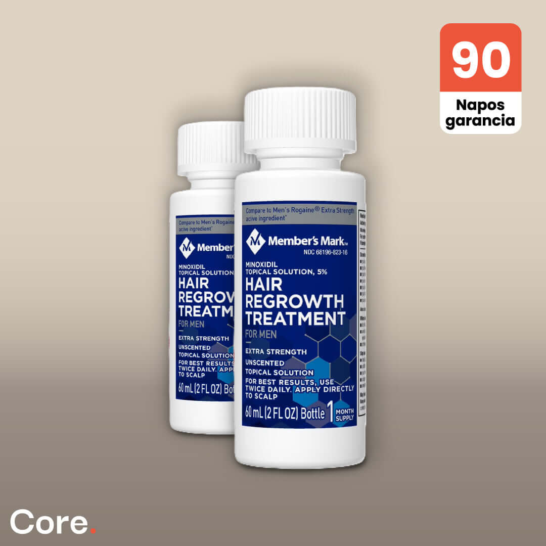 Member's Mark Minoxidil 5% haj-, és szakállnövesztő - 2 havi adag folyadék